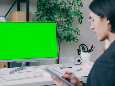 Man working at the office computer